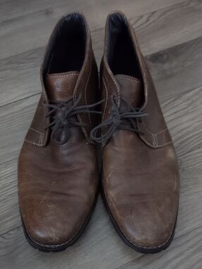 Cole Haan Brown Leather Chukka Boots